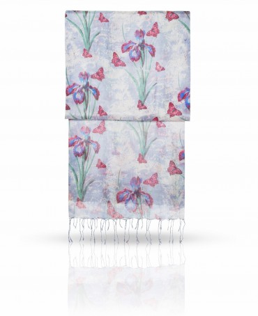 Палантин Женский S-BUTTER.FLOWER/BLUE